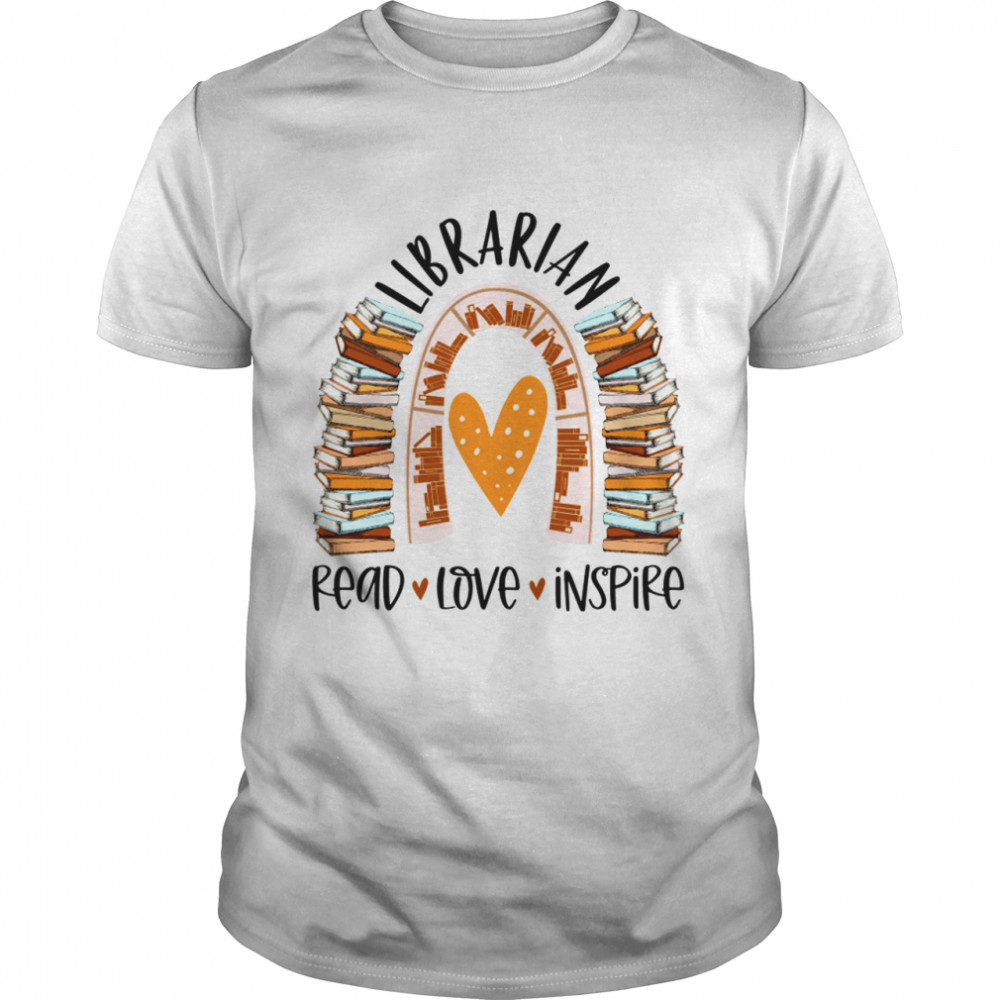 Librarian read love inspire shirt Classic Men's T-shirt