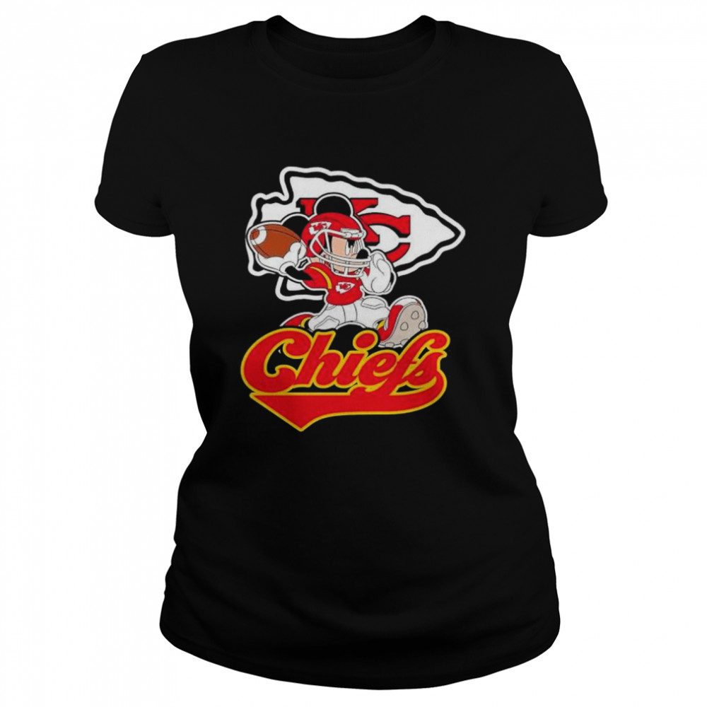 Mickey Mouse Player Kansas City Chiefs shirt Classic Women's T-shirt