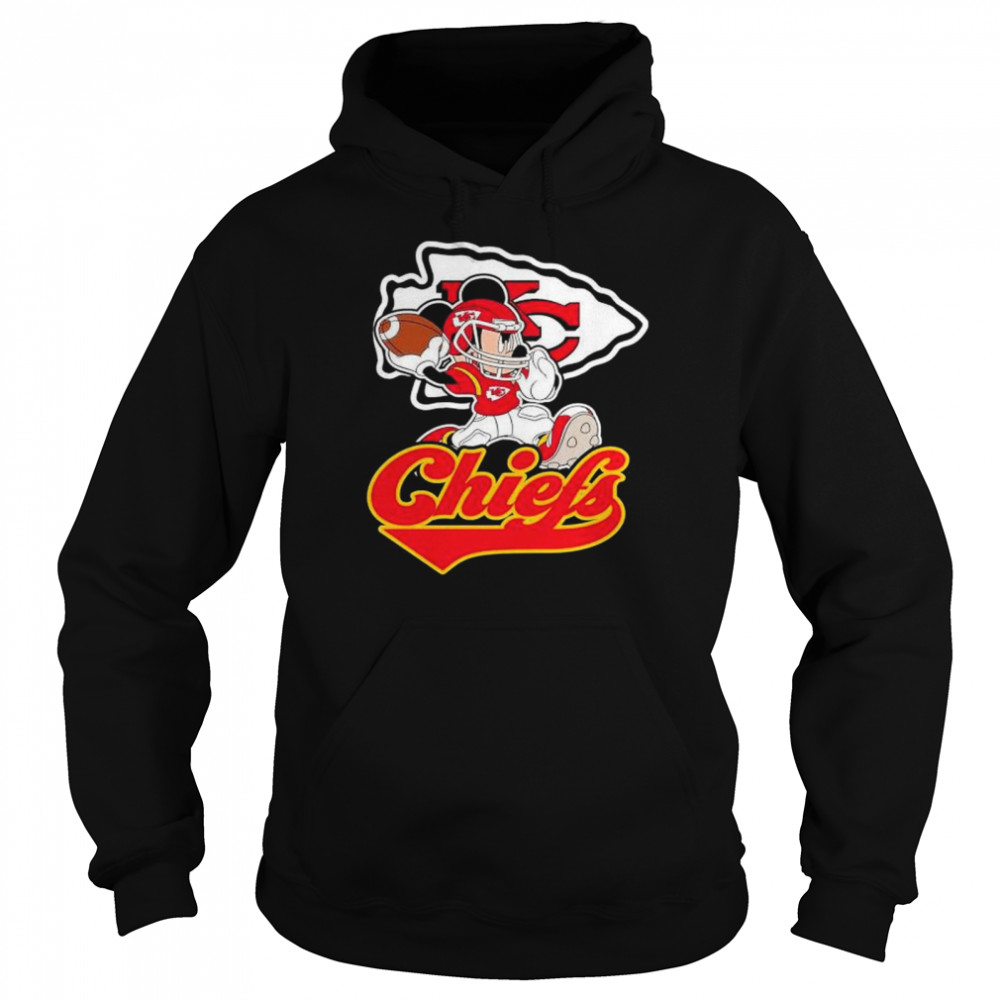 Mickey Mouse Player Kansas City Chiefs shirt Unisex Hoodie