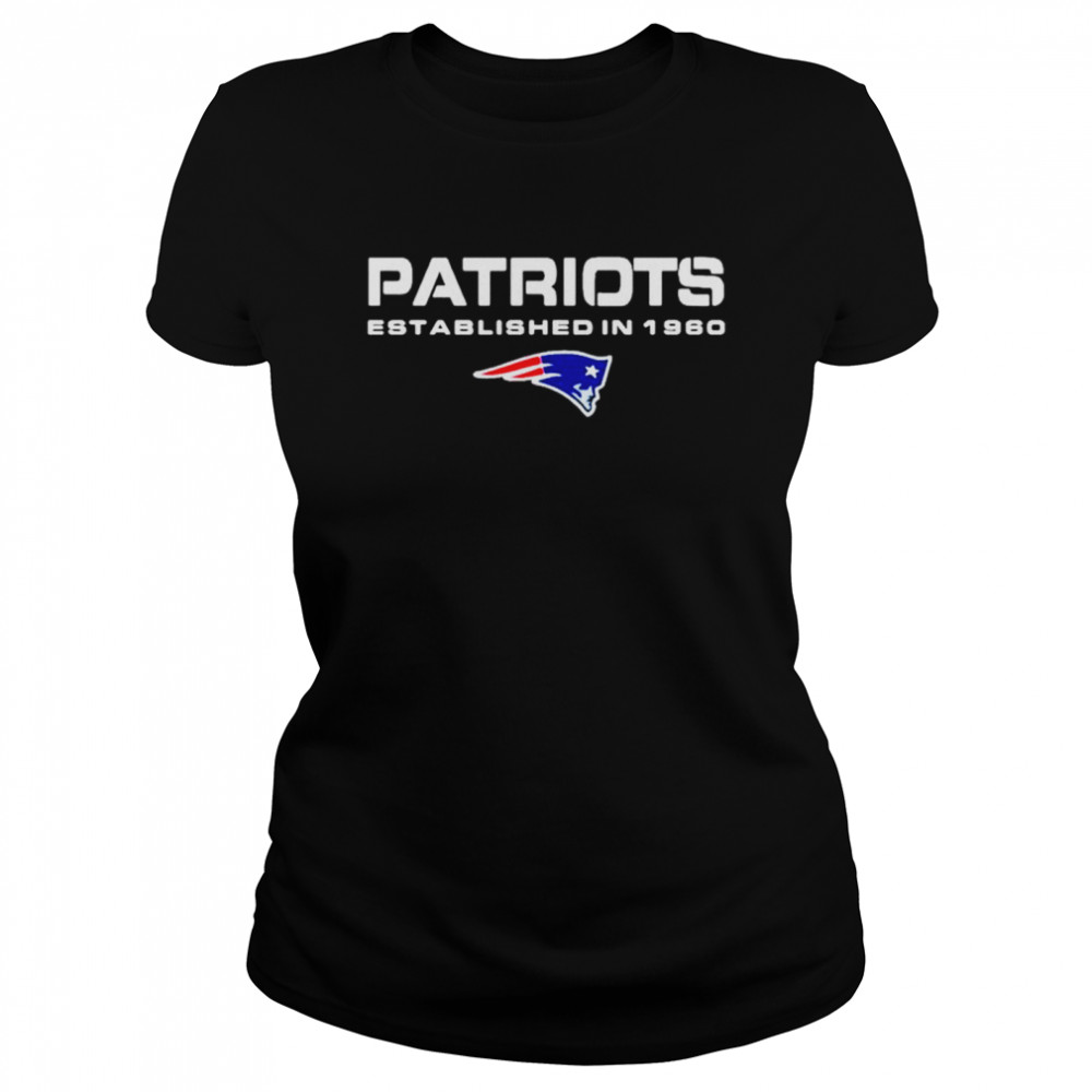 New England Patriots Established In 1960 shirt Classic Women's T-shirt