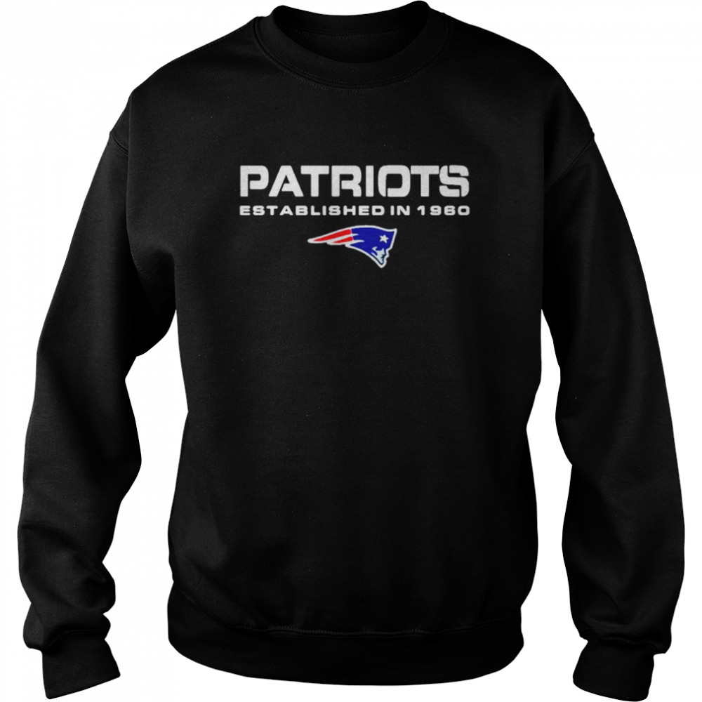 New England Patriots Established In 1960 shirt Unisex Sweatshirt