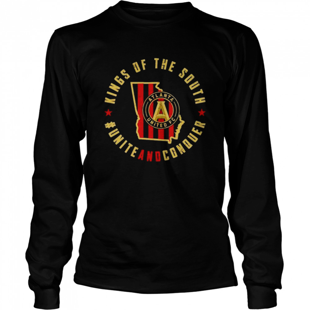 Nice atlanta United FC Kings Of The South Map shirt Long Sleeved T-shirt