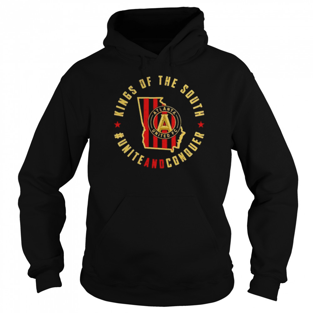 Nice atlanta United FC Kings Of The South Map shirt Unisex Hoodie