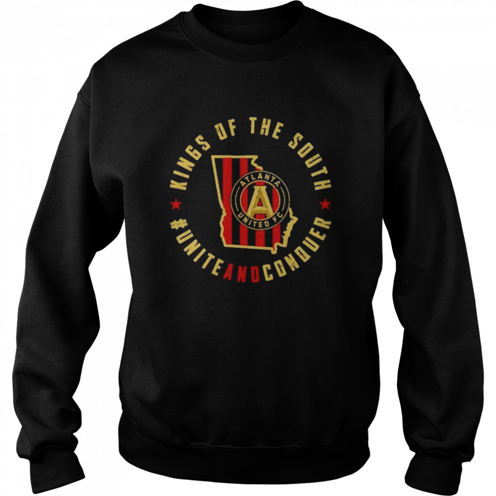 Nice atlanta United FC Kings Of The South Map shirt Unisex Sweatshirt