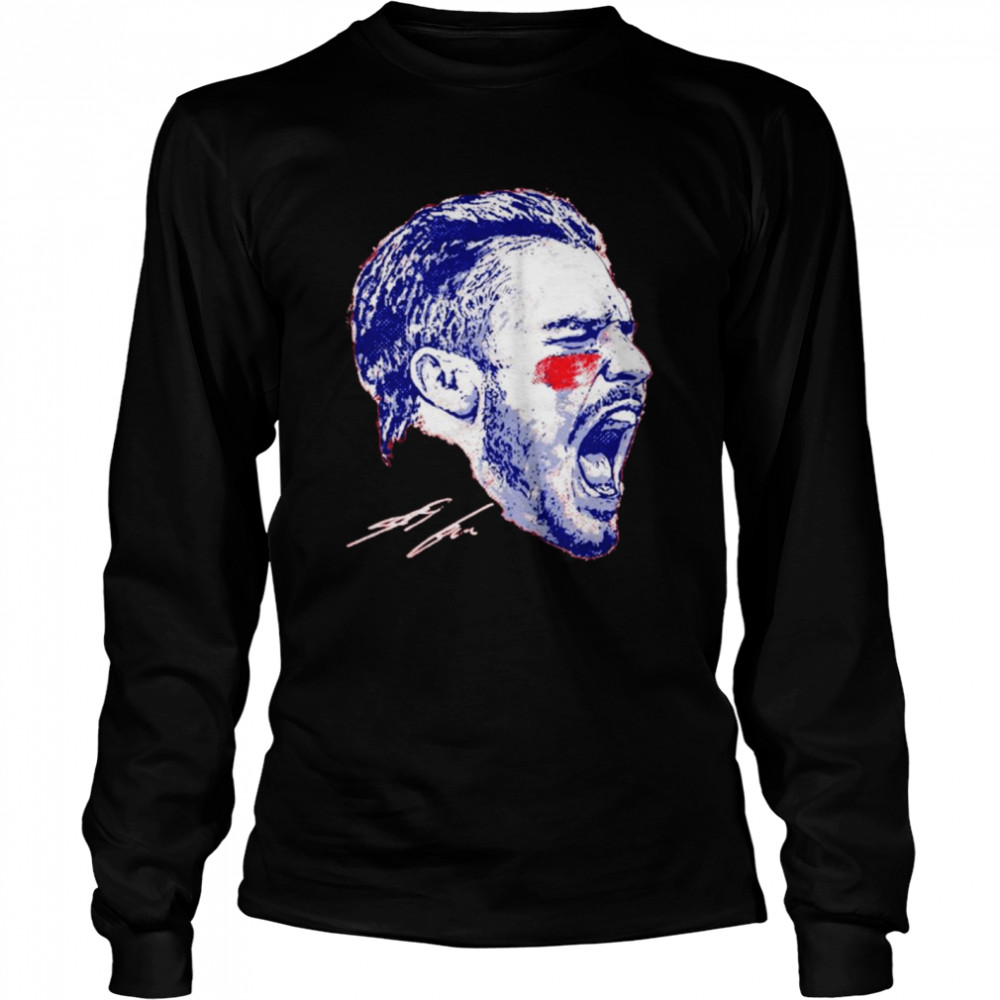 Nolan Arenado Scream St Louis Baseball signature shirt Long Sleeved T-shirt