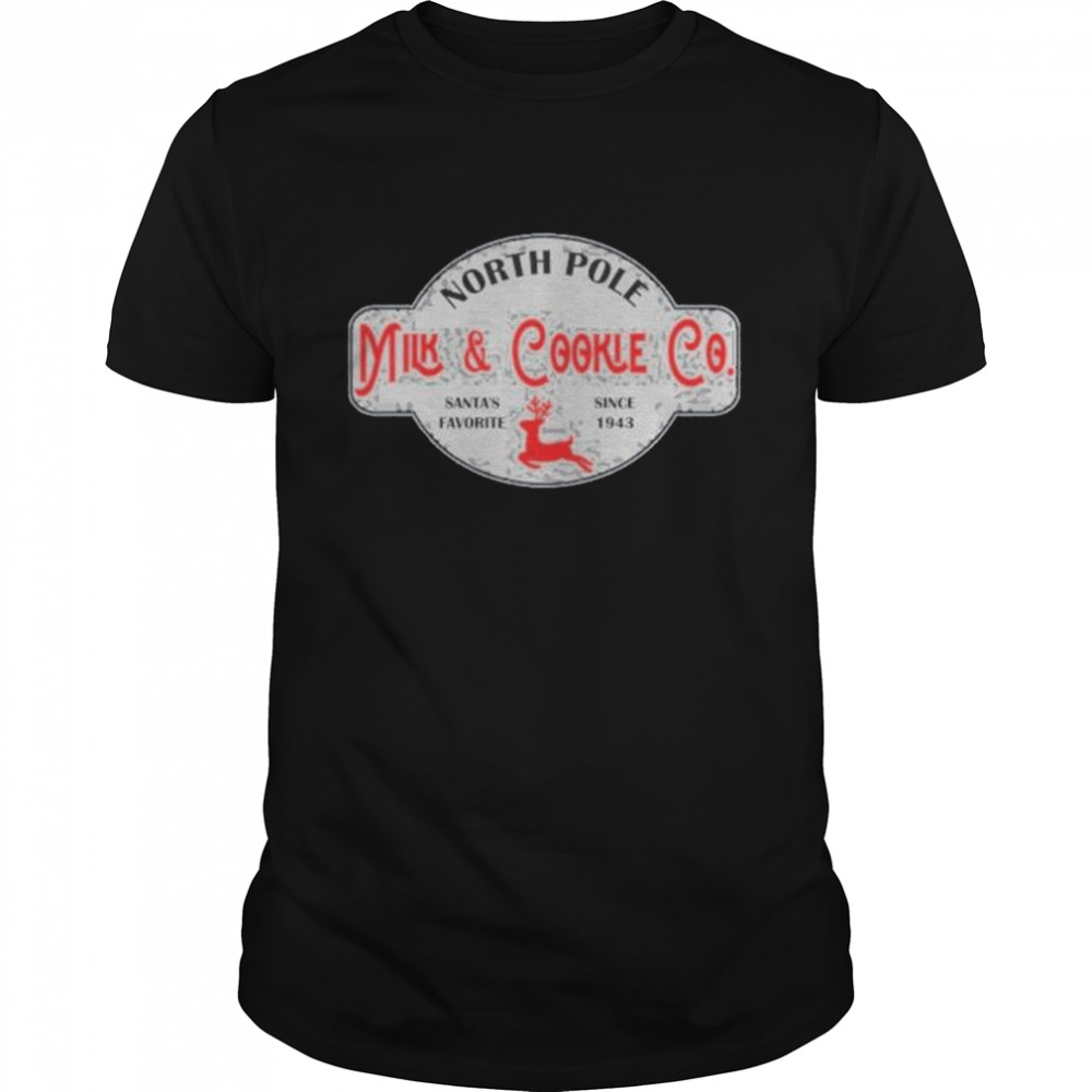 North Pole Milk and Cookie Co Christmas Classic Men's T-shirt