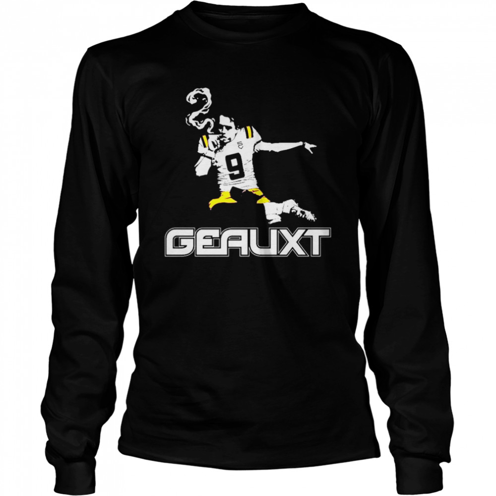 The Geauxt Joe Burreaux Cigar shirt Long Sleeved T-shirt