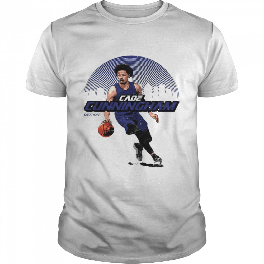 Detroit basketball Cade Cunningham skyline shirt Classic Men's T-shirt