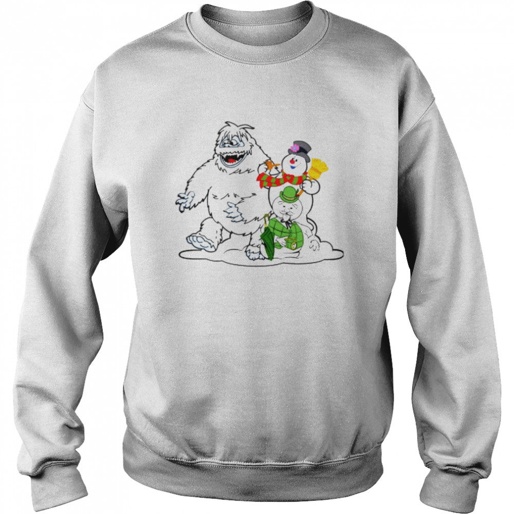 Women's Abominable Snowman Christmas Ladies Sweatshirt Sweat shirt S-4XL