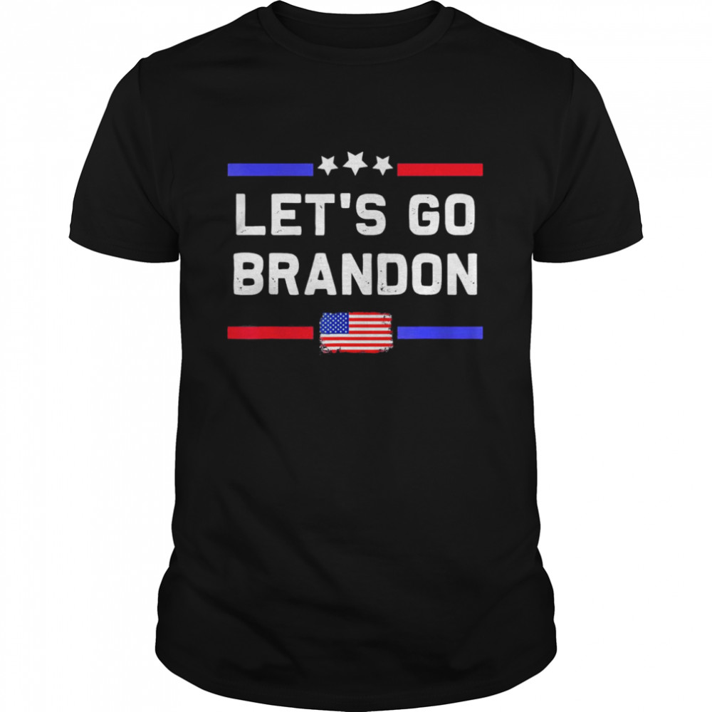 Let’s Go Brandon Conservative Anti Liberal Us Flag Shirt