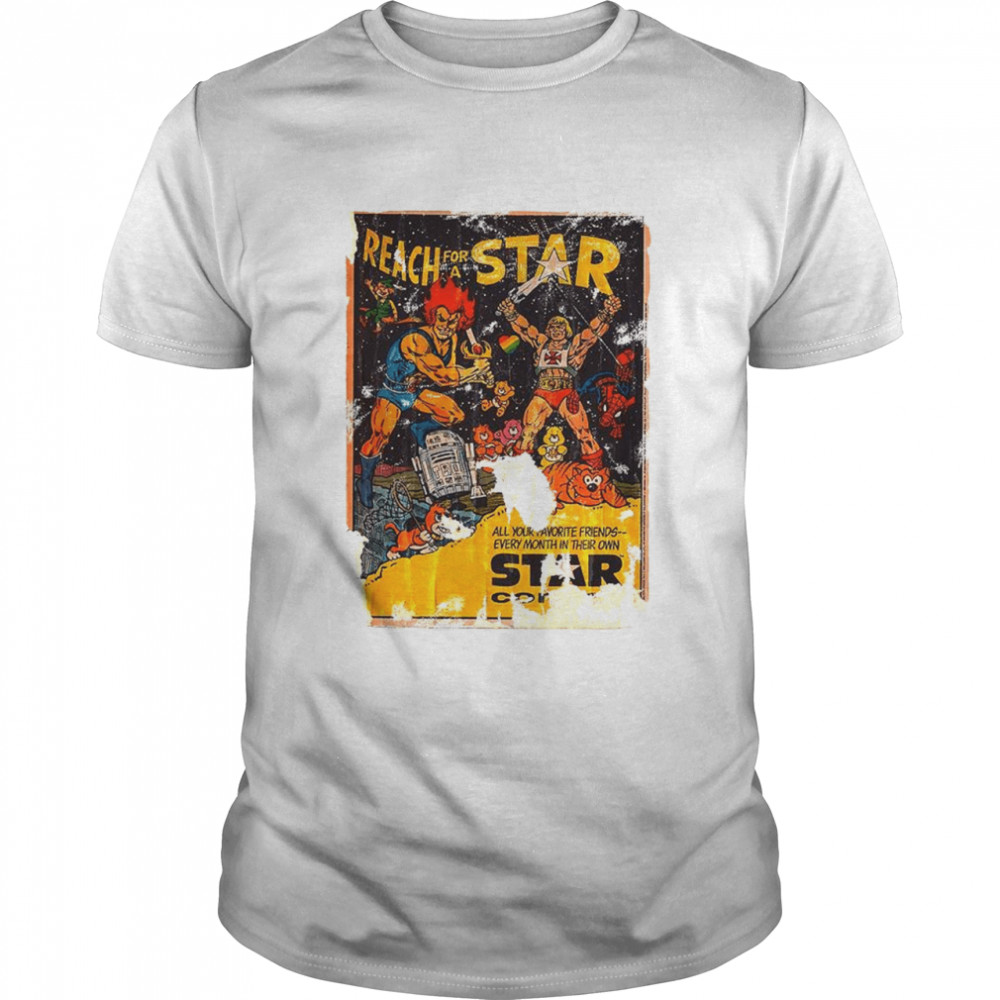 Reach for a Star Favorite Saturday Morning cartoon retro shirt