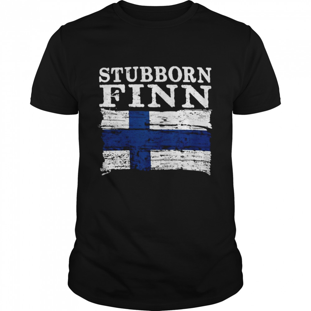 Stubborn Finn Finland Flag Shirt