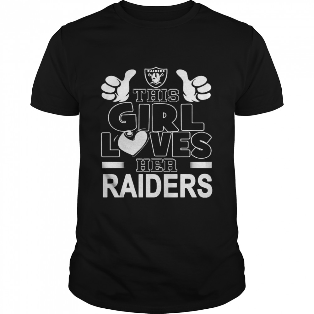 This Girl Loves Her Raiders  Classic Men's T-shirt