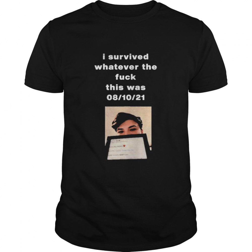 I survived whatever the fuck this was villainponk shirt Classic Men's T-shirt