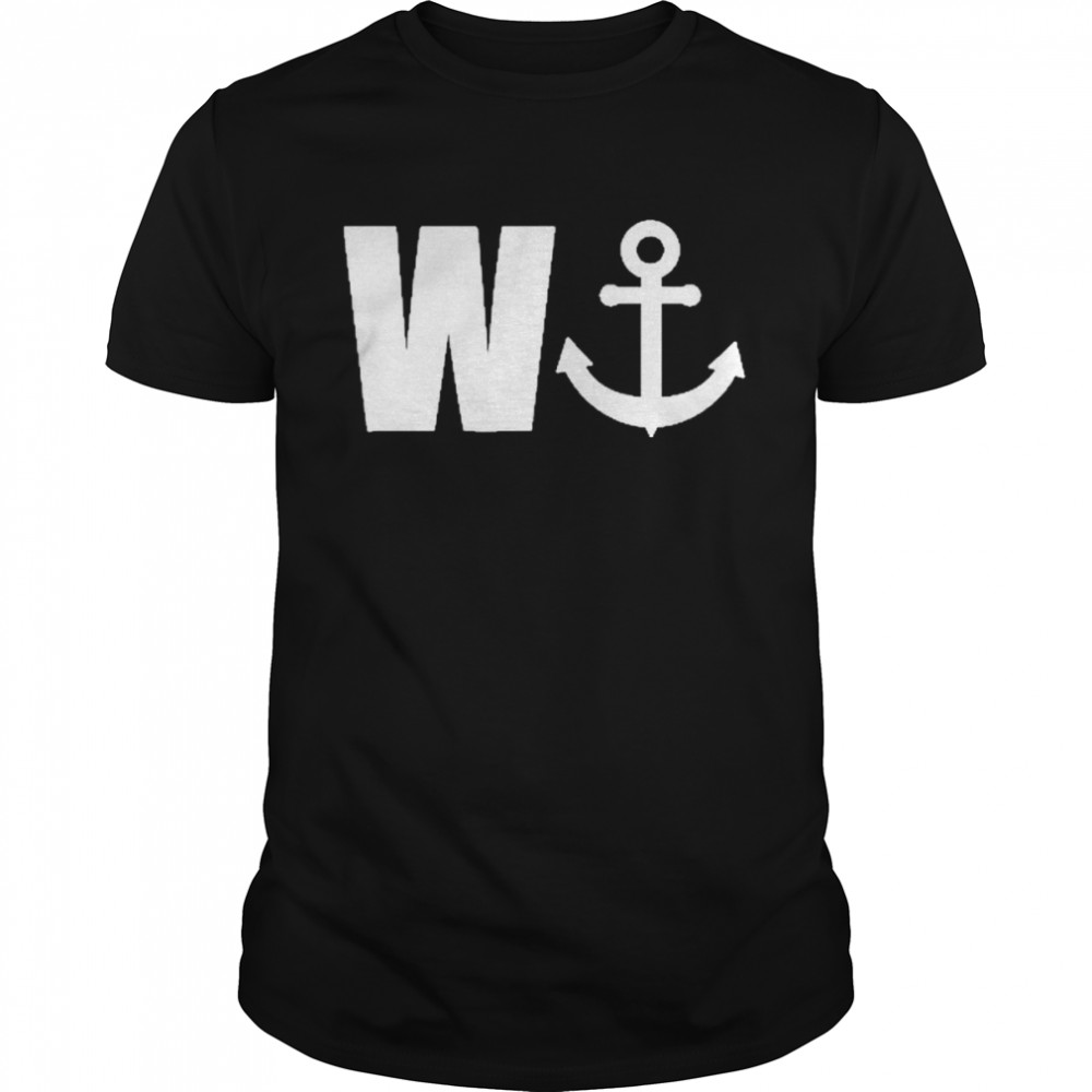 w anchor wanker humor shirt Classic Men's T-shirt