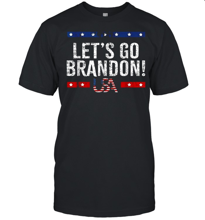 Let’s Go Brandon American Flag Impeach Biden 2021 T-Shirt