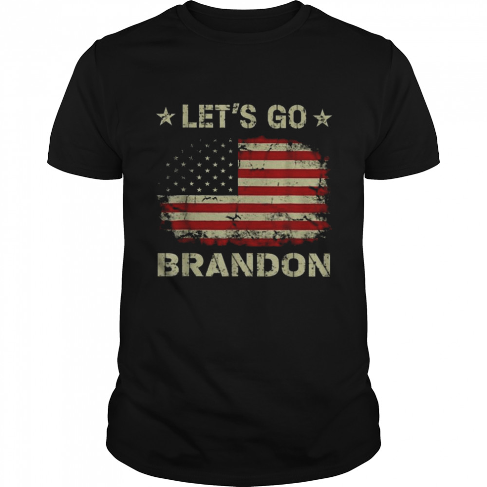 Nice Joe Biden Let’s Go Brandon American flag 2021 Shirt