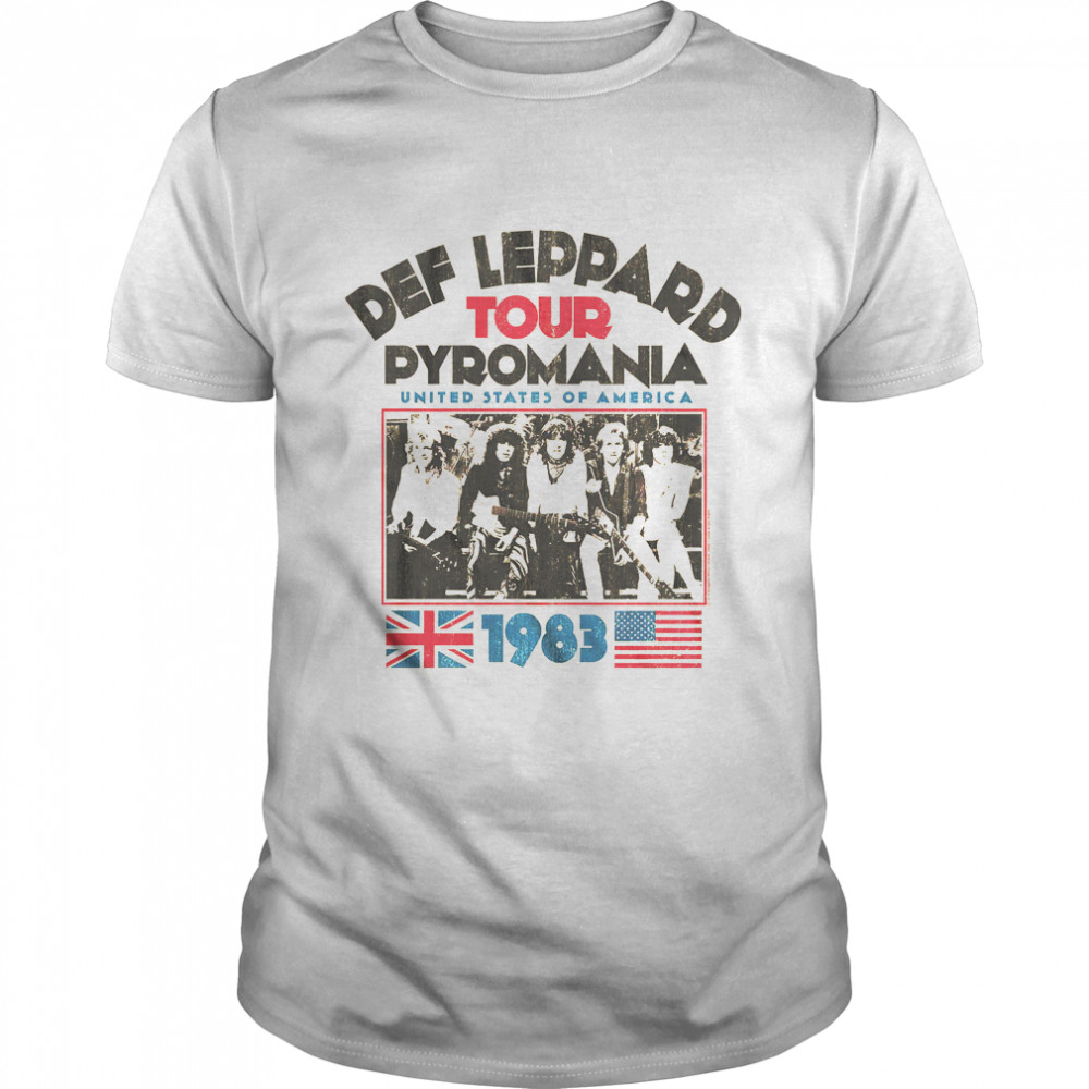 1983 Tour Def Leppard T- Classic Men's T-shirt