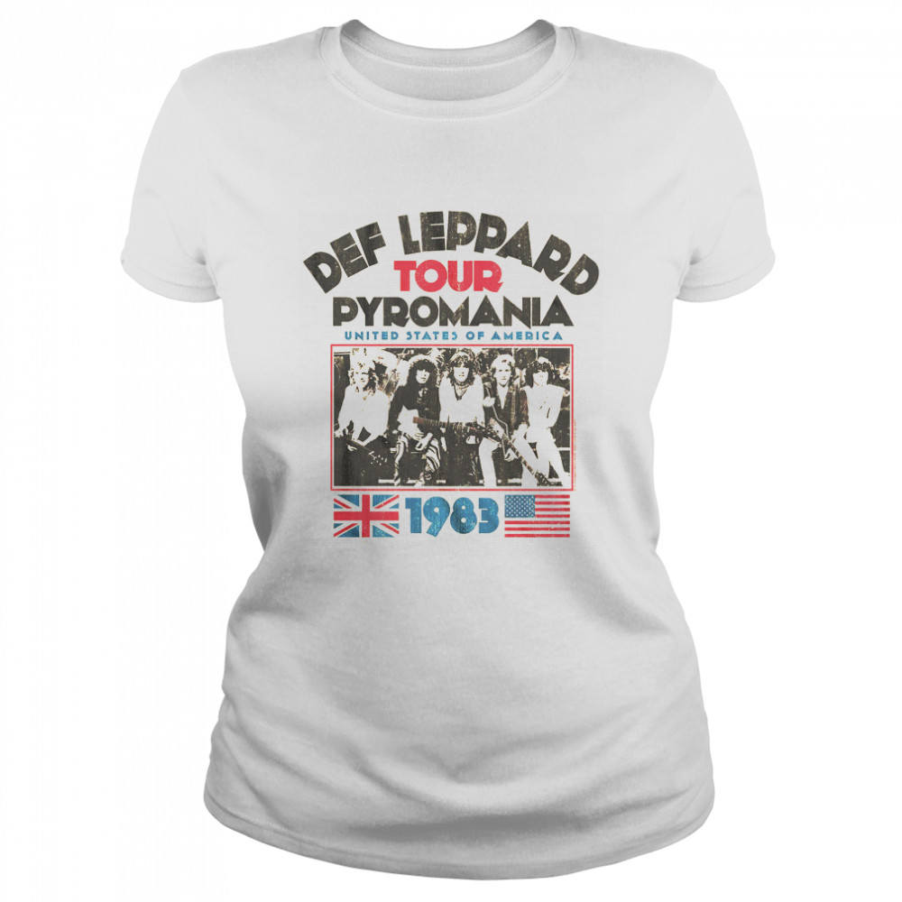 1983 Tour Def Leppard T- Classic Women's T-shirt