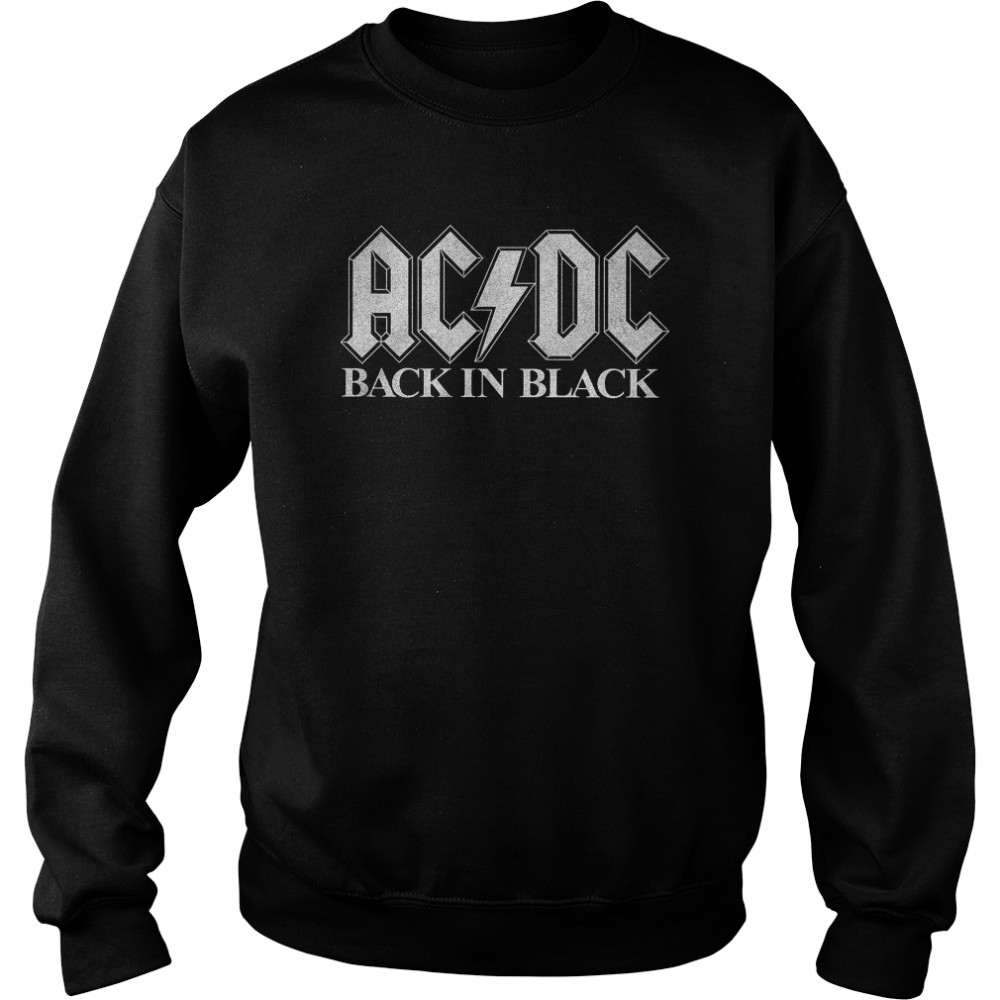 Back In Black ACDC Long Sleeve Unisex Sweatshirt