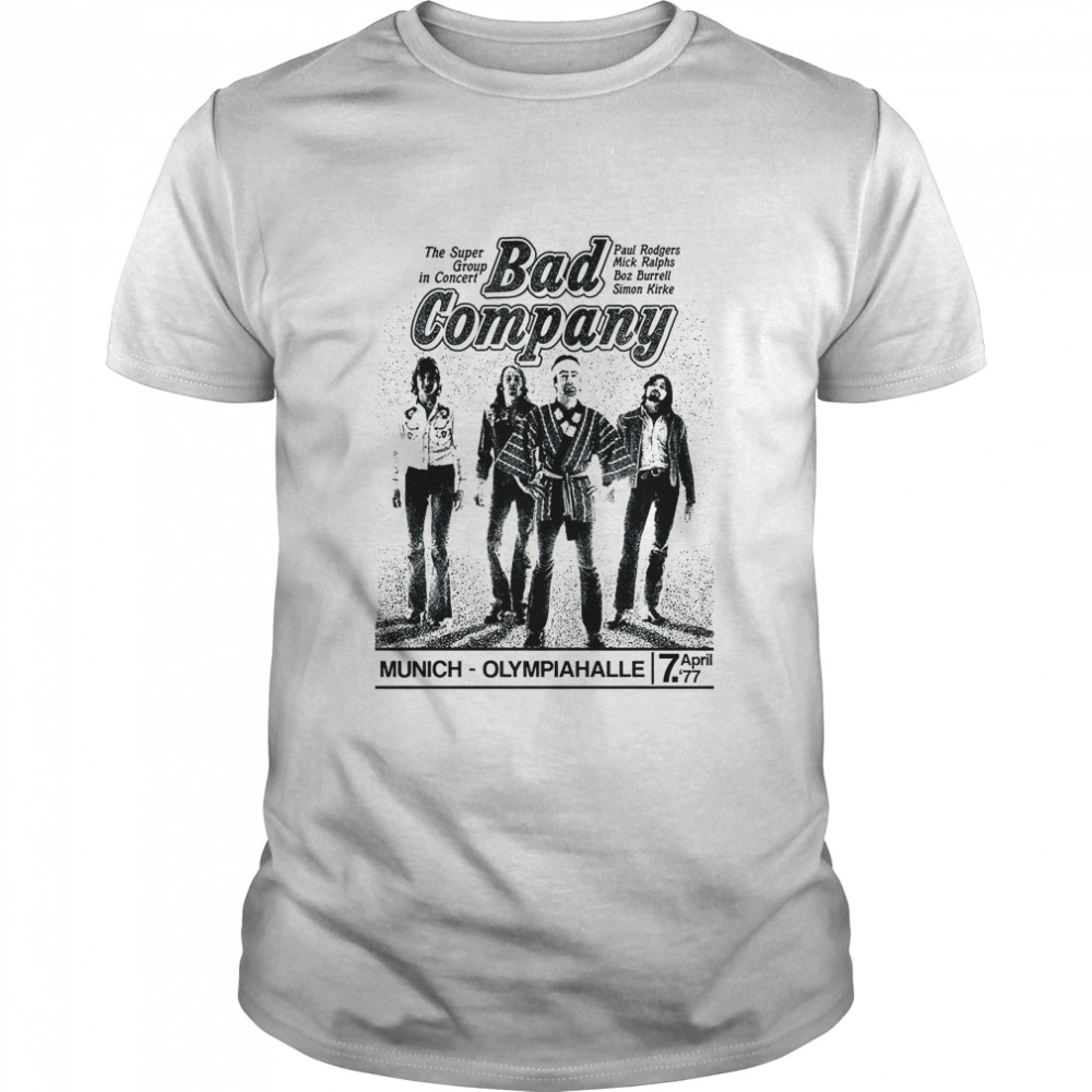 Bad Company Munich Concert 77 shirt Classic Men's T-shirt