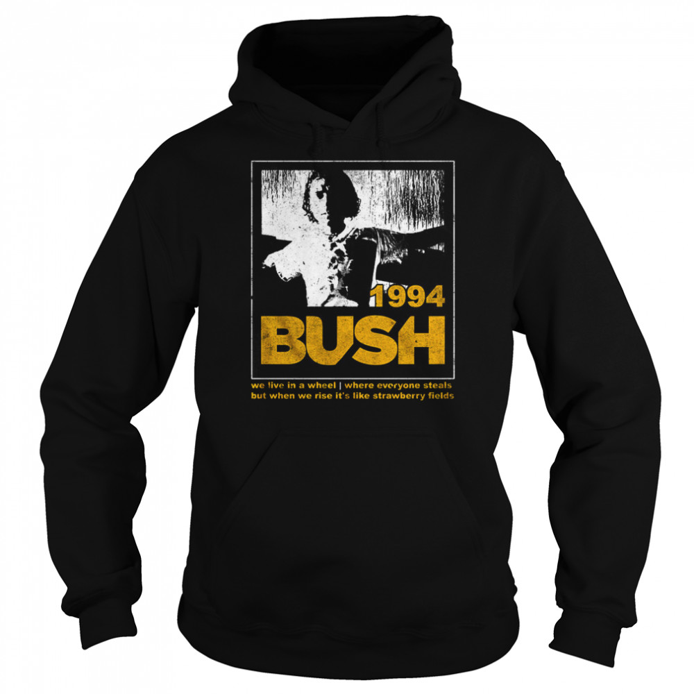 Bush Glycerine Lyrics 1994 shirt Unisex Hoodie