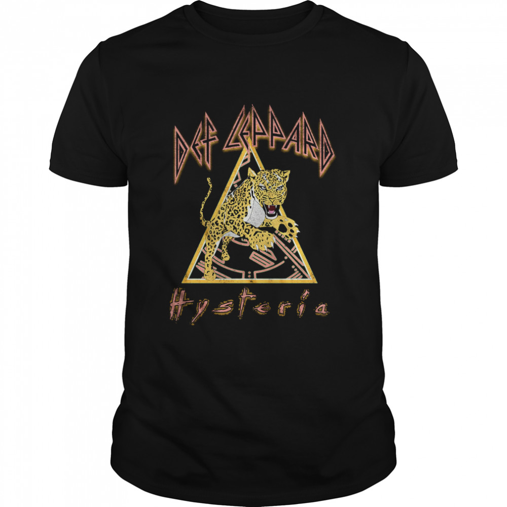 Def Leppard Hysteria Pouncing Leopard shirt Classic Men's T-shirt