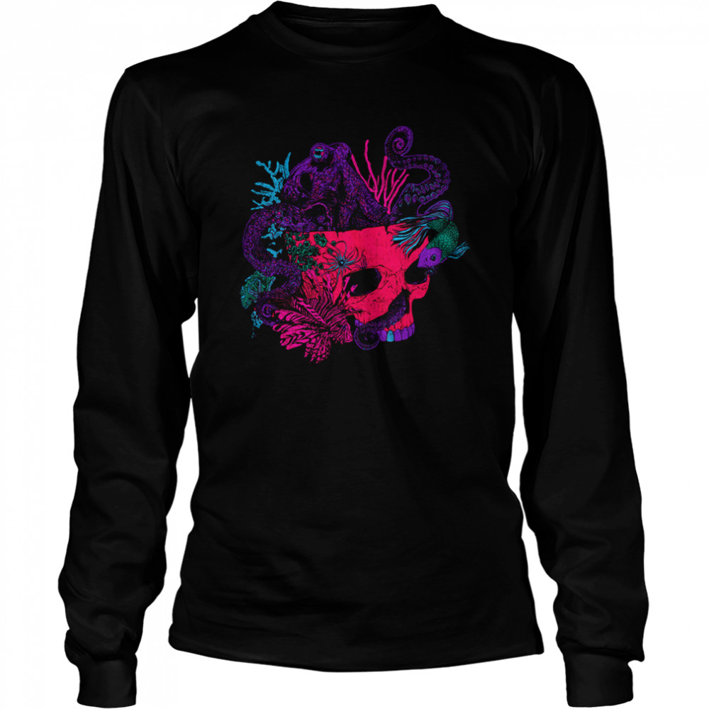 Incubus Octopus Skull shirt Long Sleeved T-shirt