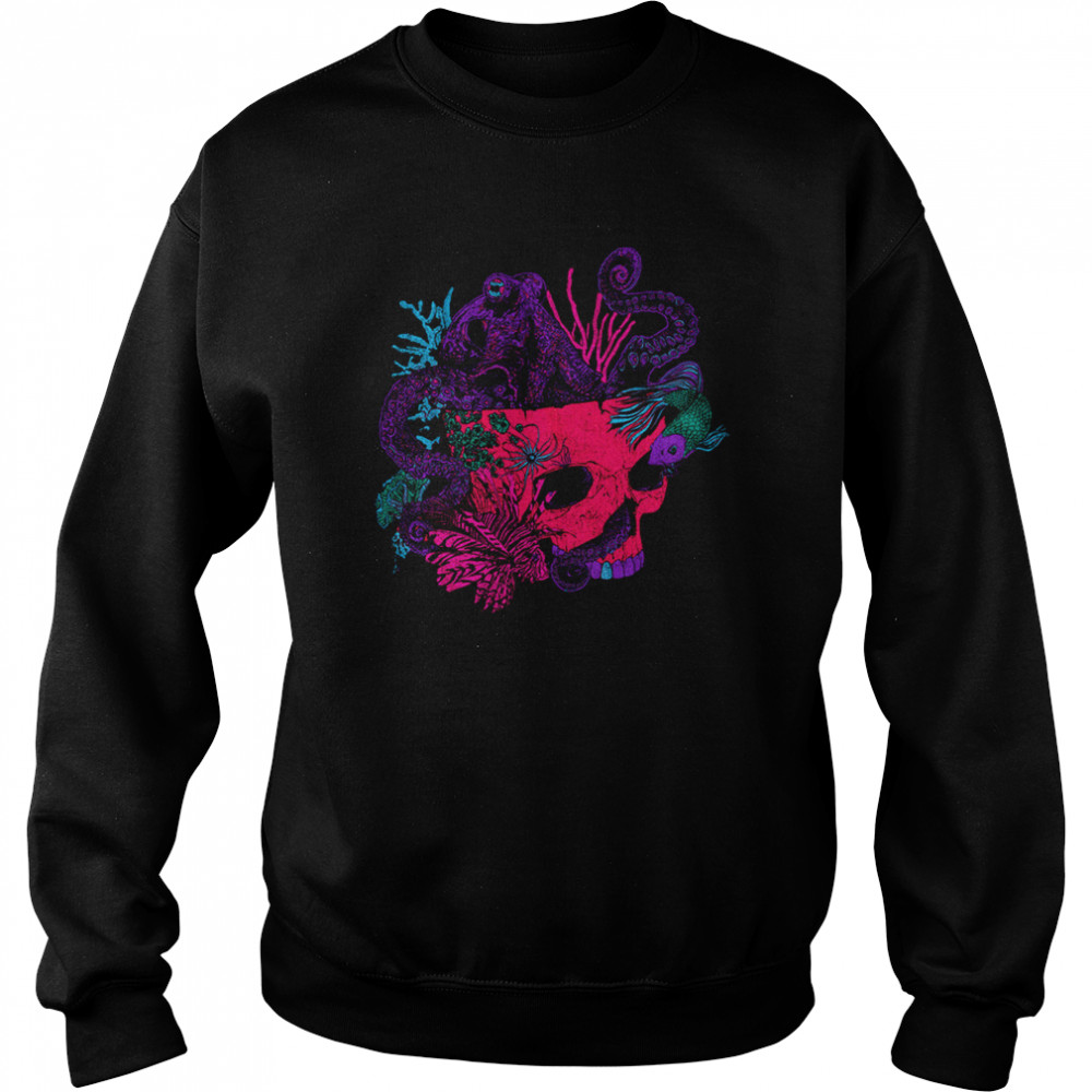 Incubus Octopus Skull shirt Unisex Sweatshirt