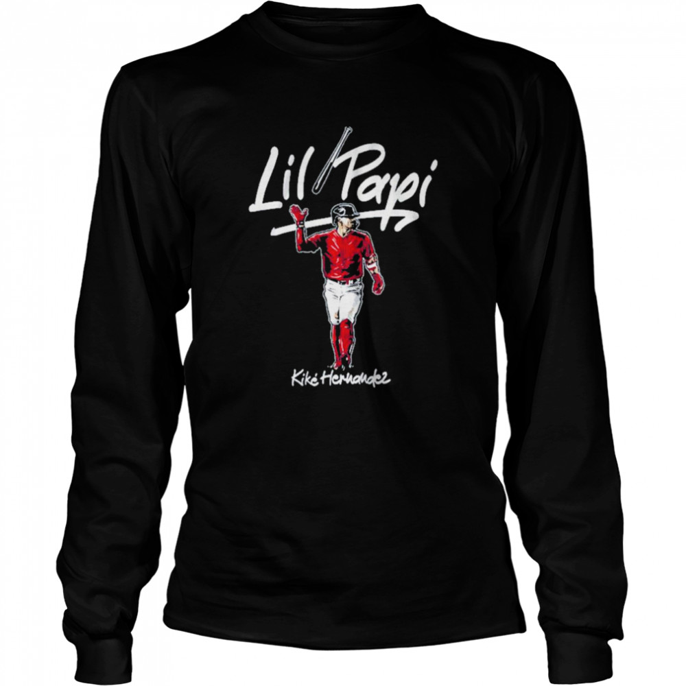 Kike Hernandez Lil Papi Long Sleeved T-shirt