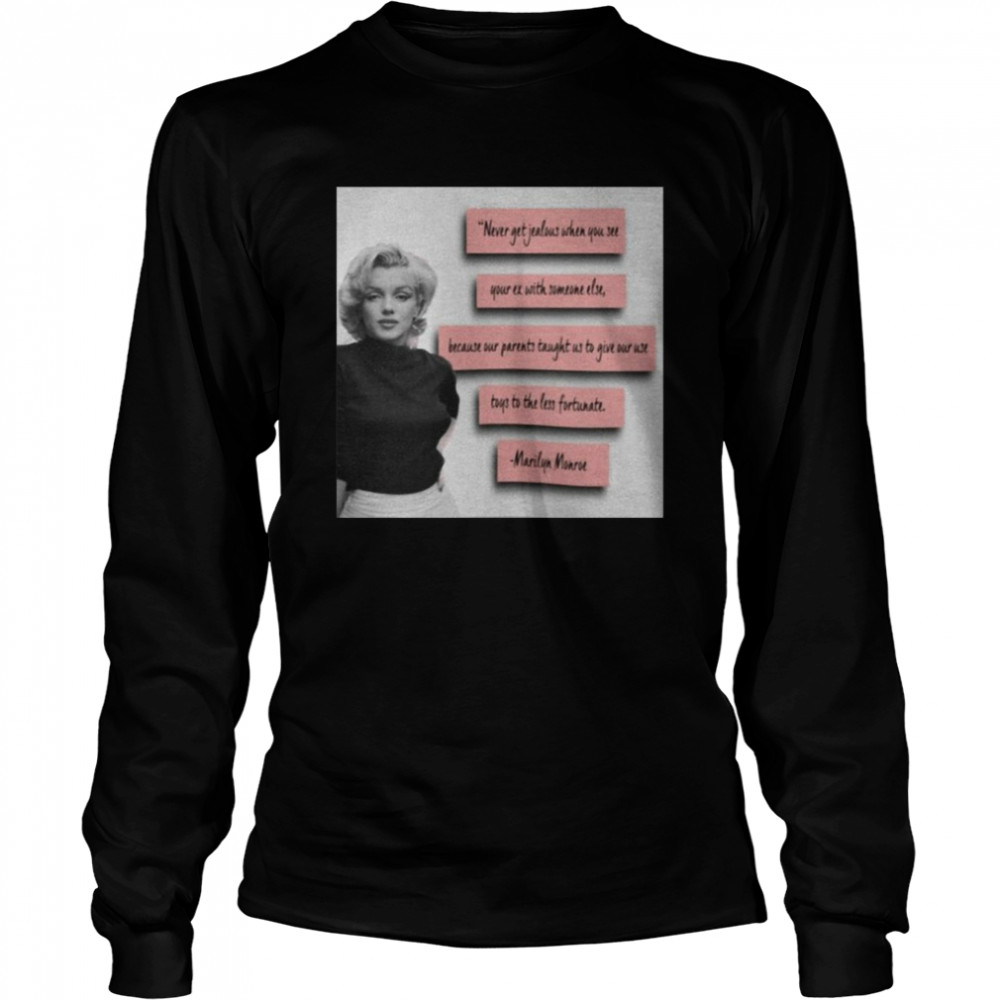 Marilyn Monroe Long Sleeved T-shirt