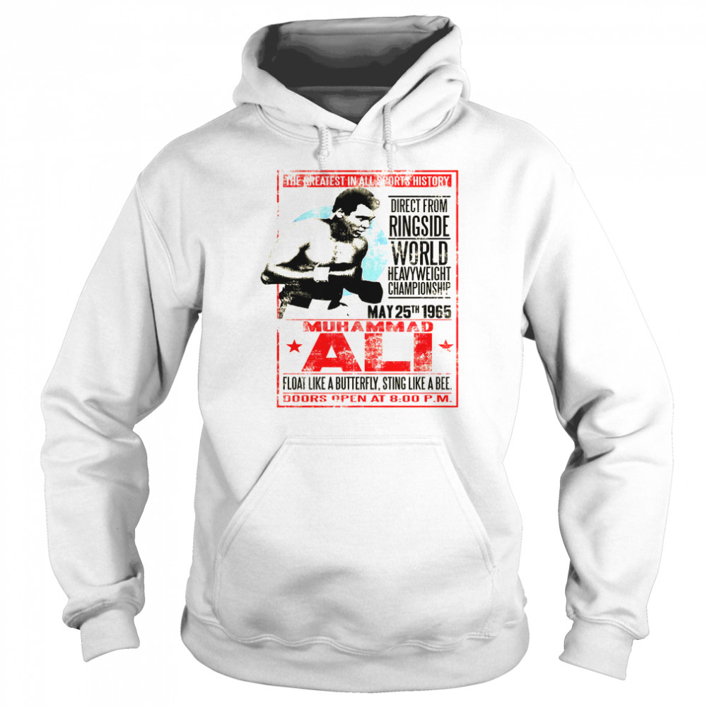 Muhammad Ali Direct From Ringside shirt Unisex Hoodie