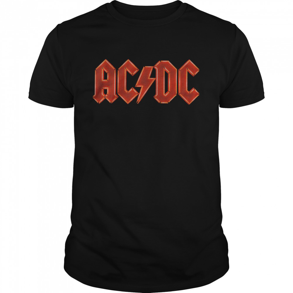 Neon Band Logo ACDC  Classic Men's T-shirt