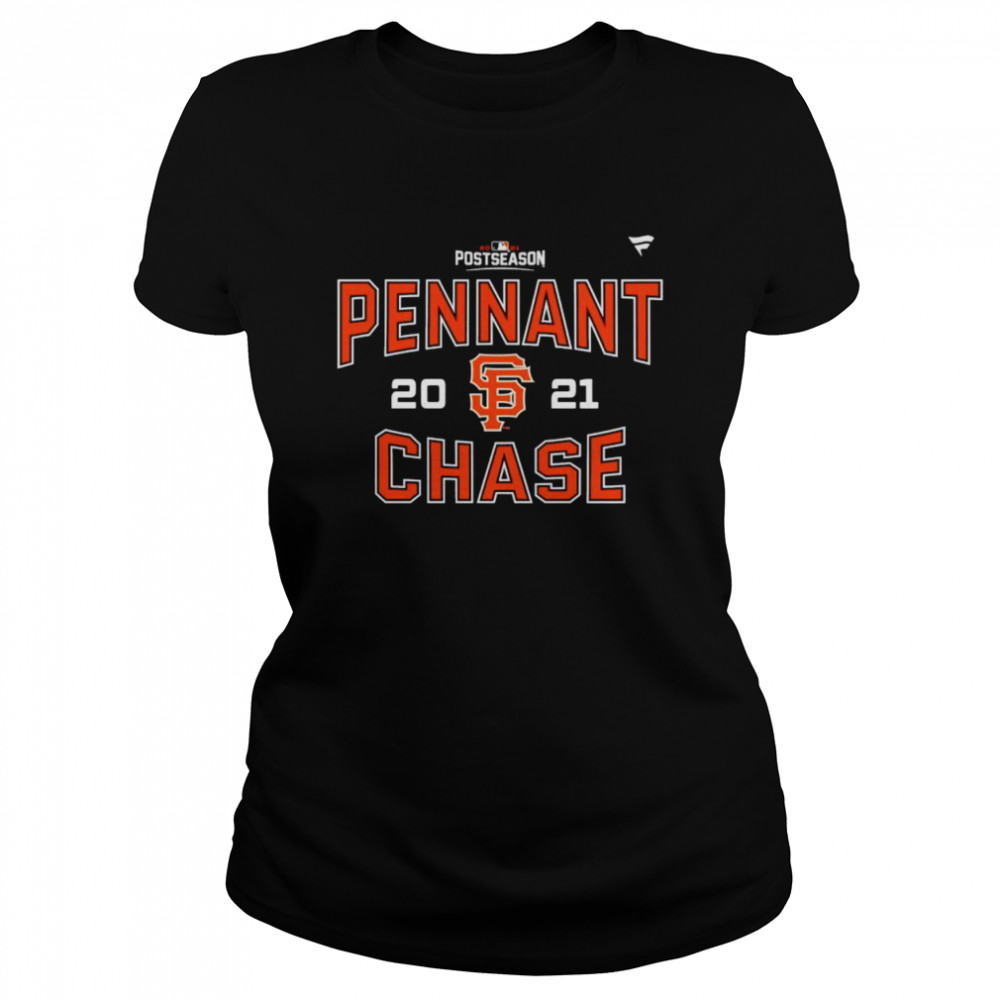 san Francisco Giants 2021 postseason pennant chase shirt Classic Women's T-shirt