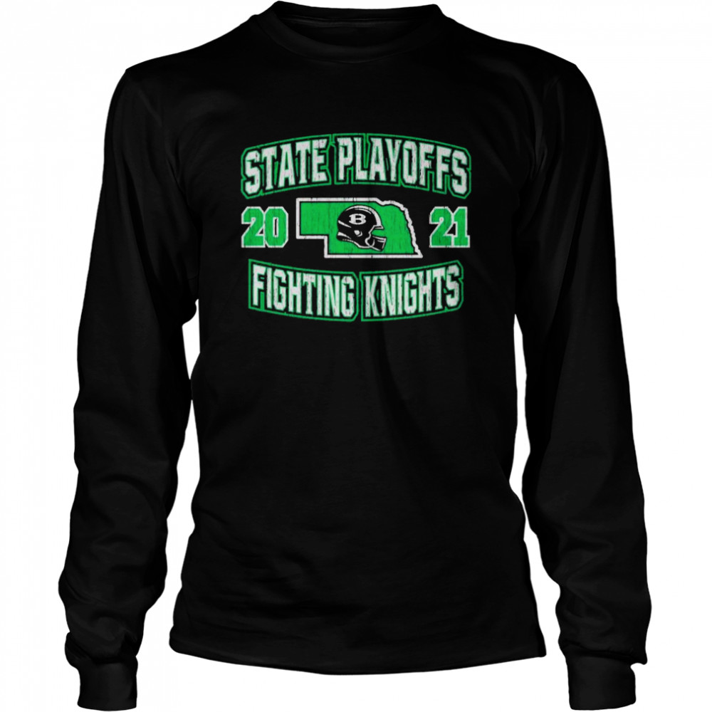 State playoffs 2021 fighting knights shirt Long Sleeved T-shirt