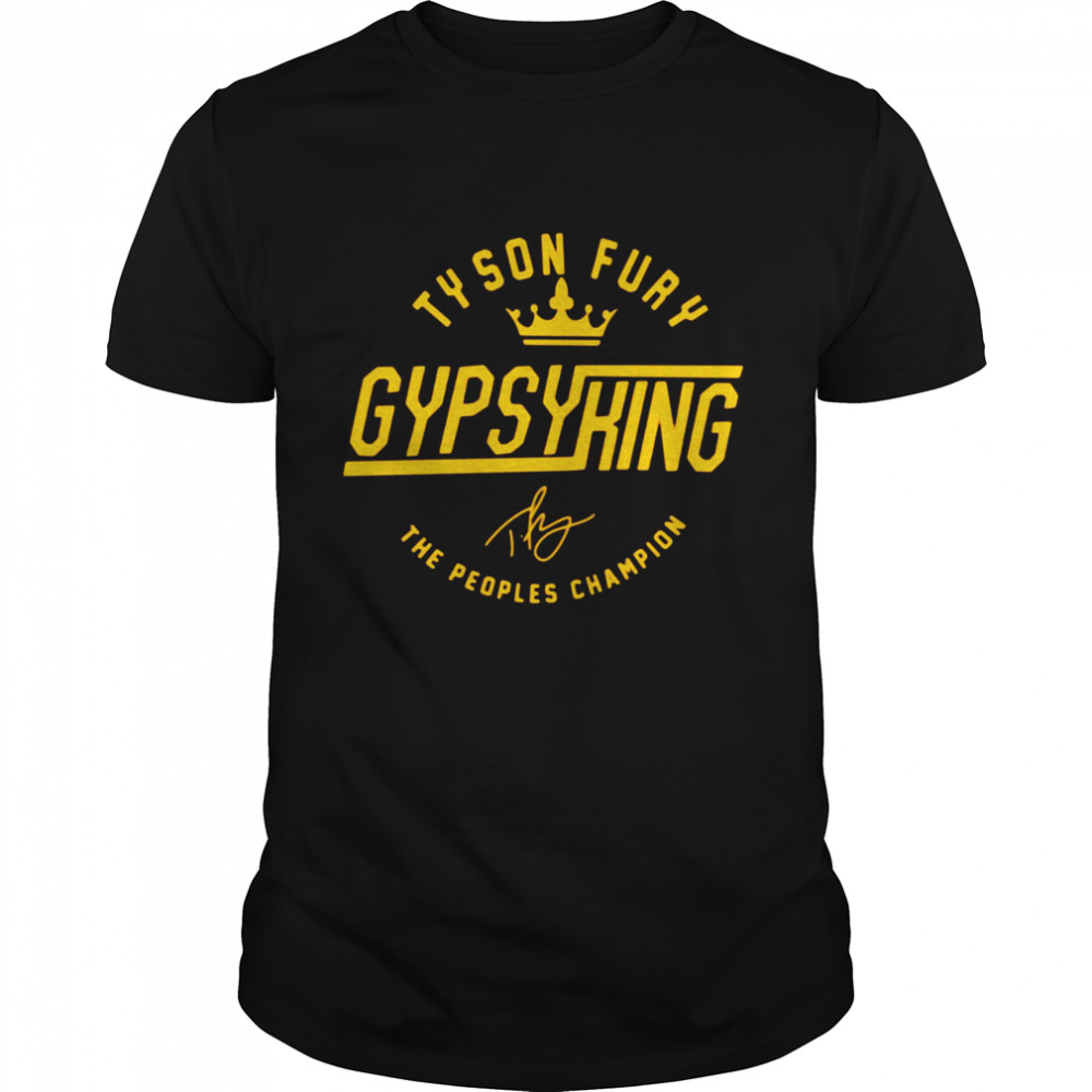 Tyson Fury Gypsy King Signature The Peoples Champion Classic Men's T-shirt