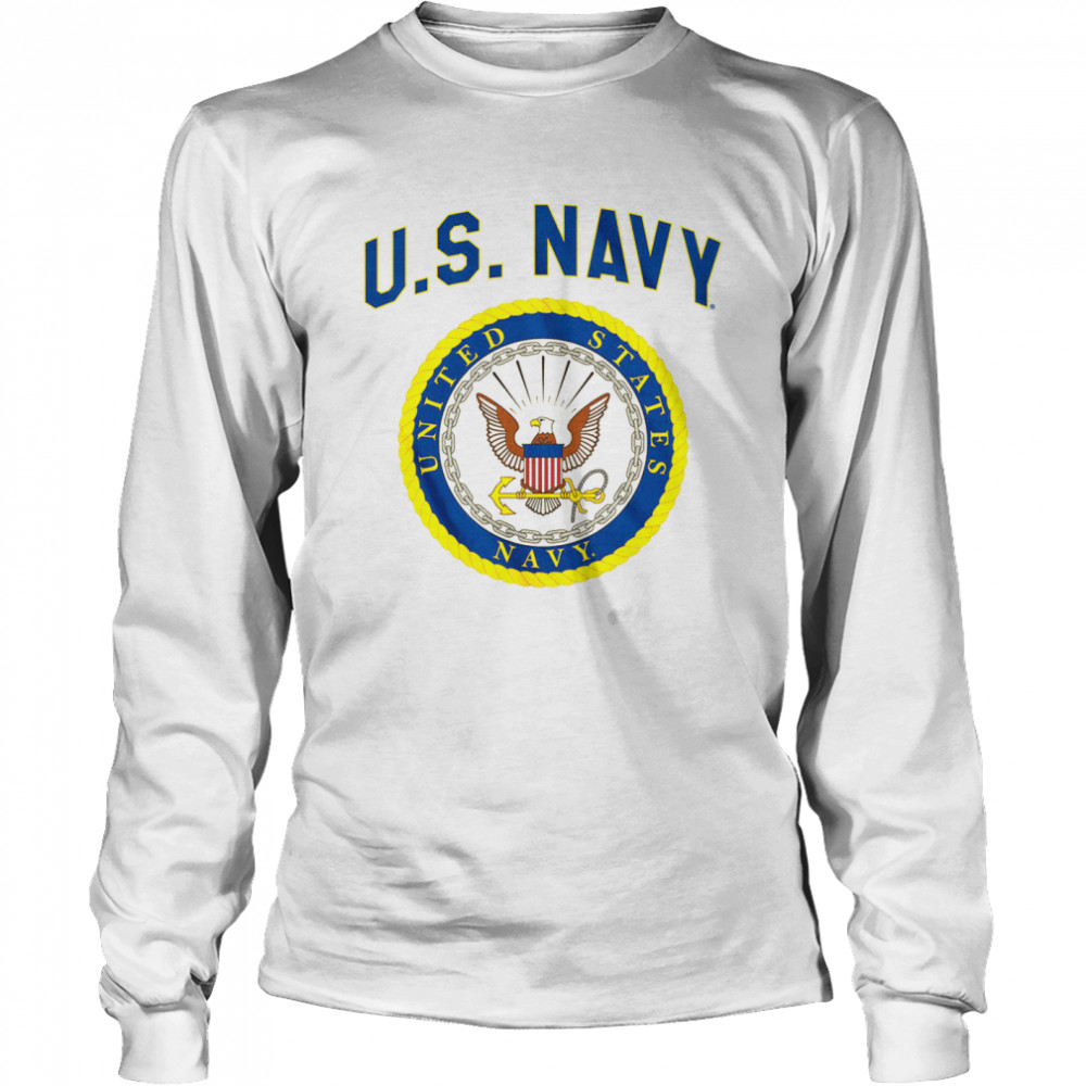 US Navy Eagle Seal shirt Long Sleeved T-shirt