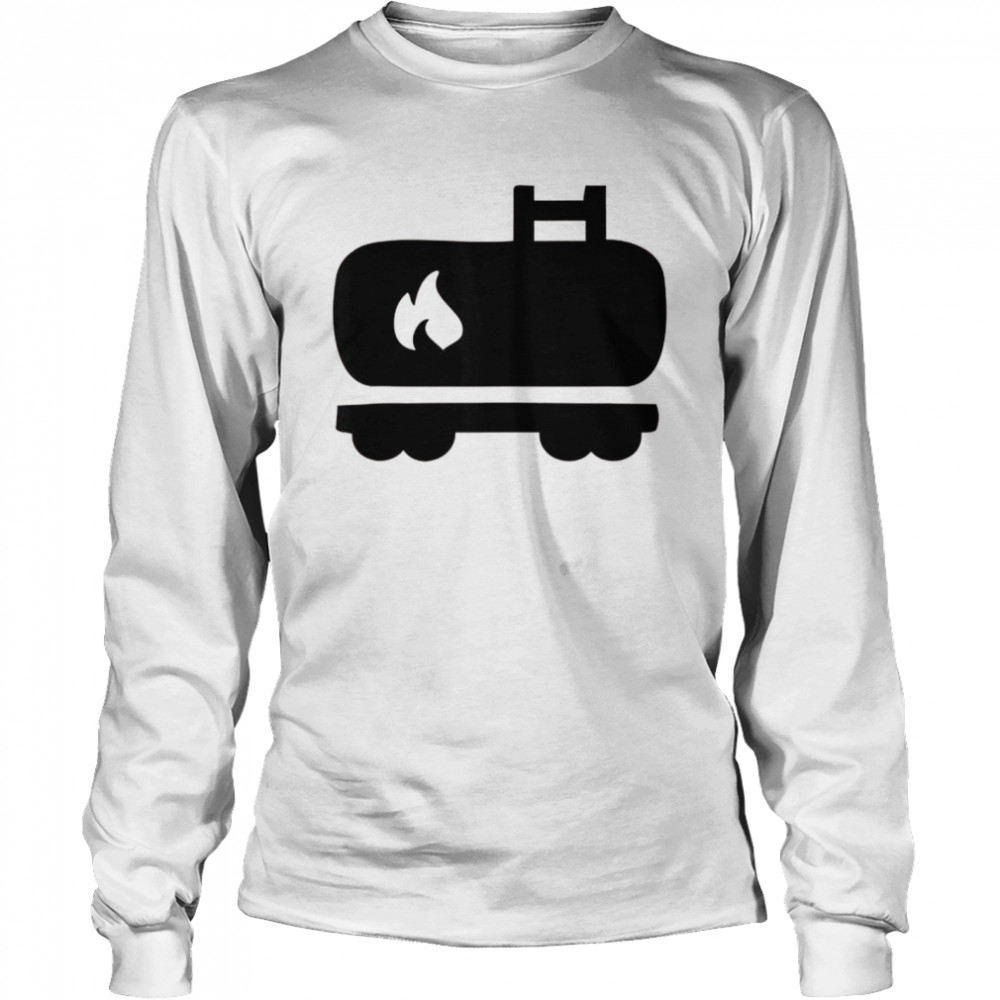 Oil Tank Train  Long Sleeved T-shirt