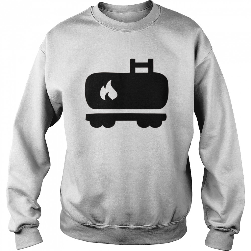 Oil Tank Train  Unisex Sweatshirt