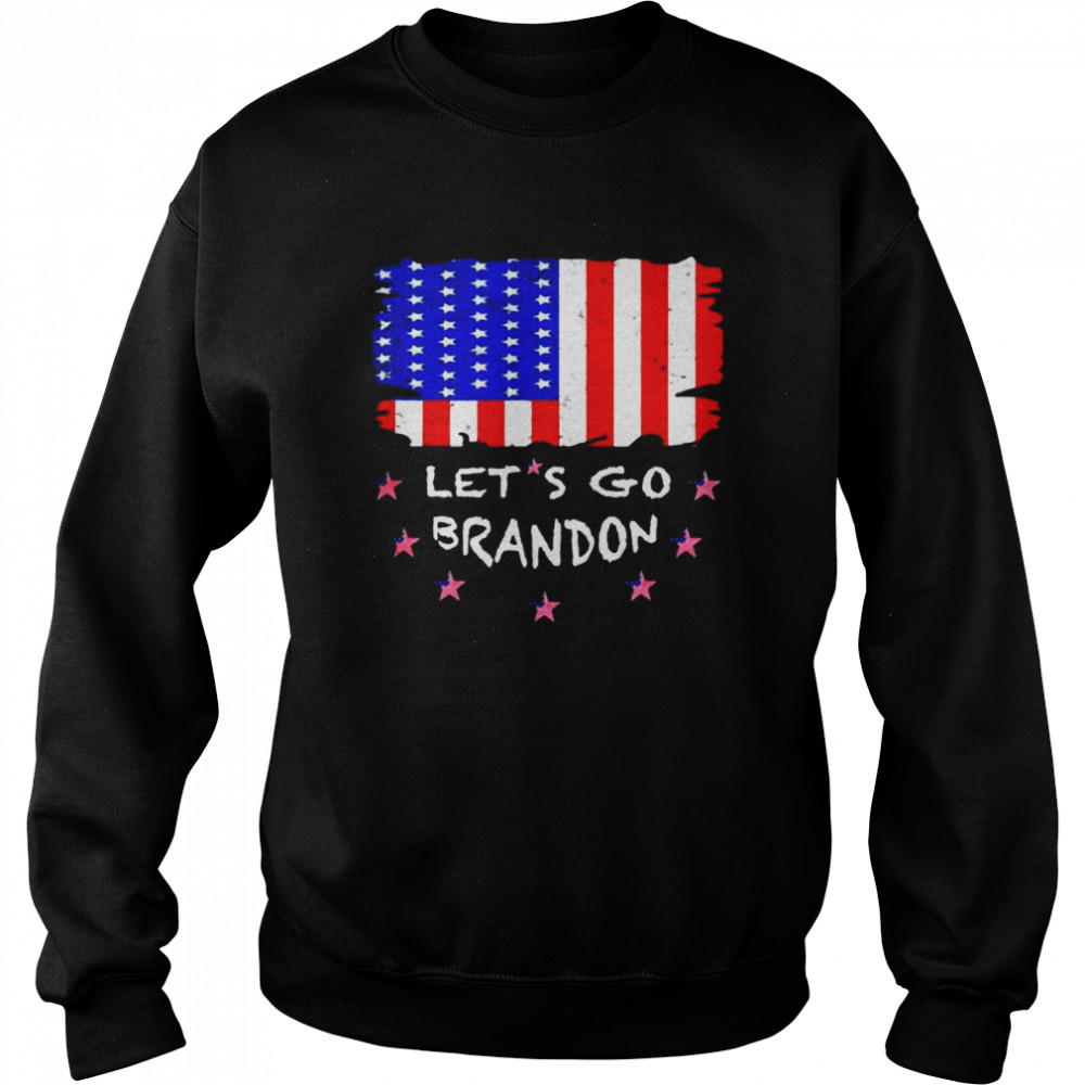 American Flag Let's Go Brandon Fjb Anti Biden Rate Unisex Sweatshirt