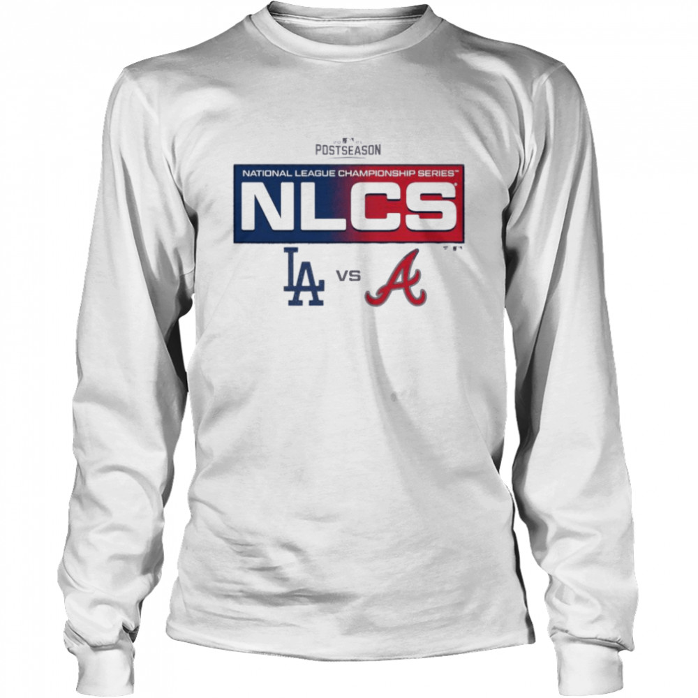 Atlanta Braves vs. Los Angeles Dodgers 2021 NLCS Matchup Batter’s Box shirt Long Sleeved T-shirt