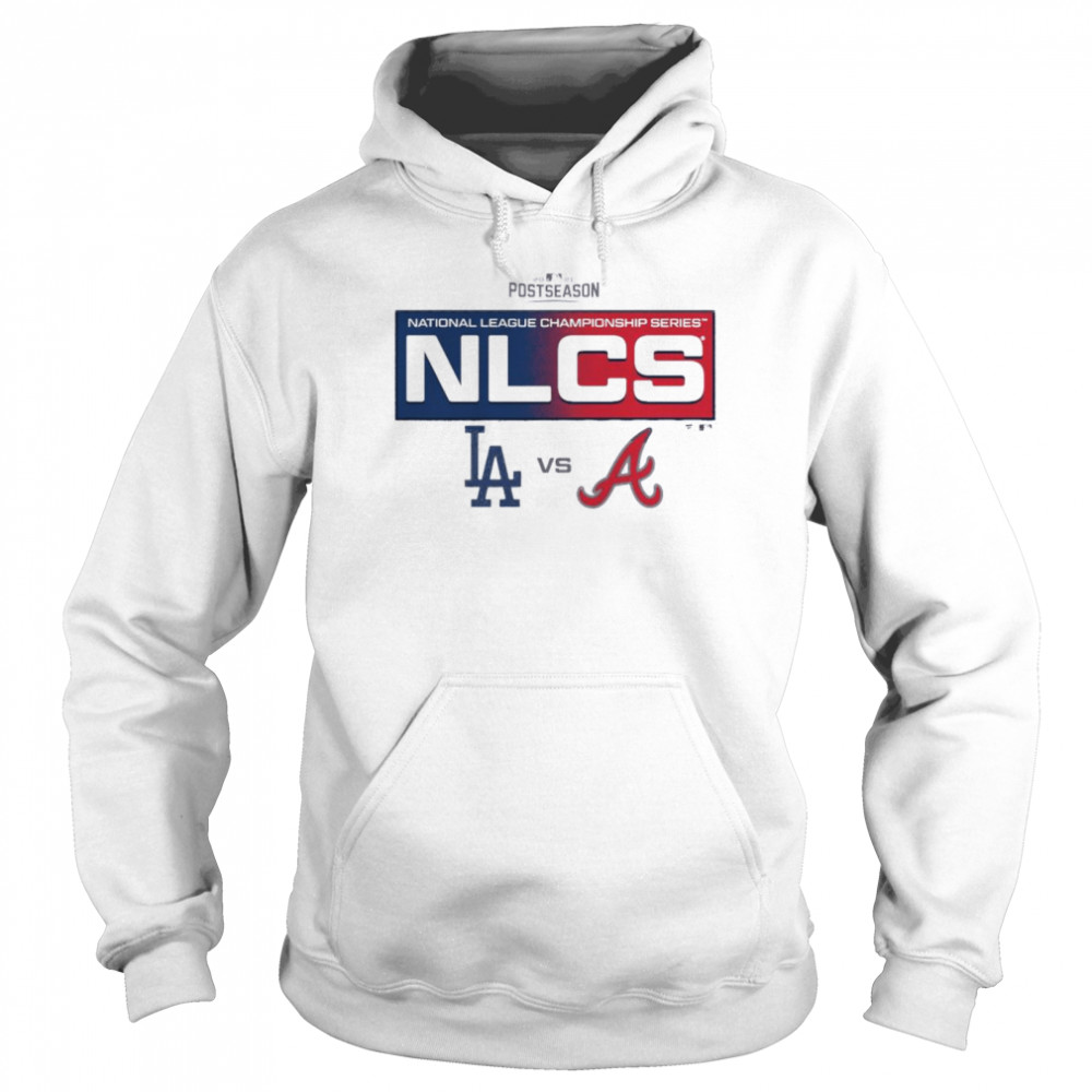 Atlanta Braves vs. Los Angeles Dodgers 2021 NLCS Matchup Batter’s Box shirt Unisex Hoodie