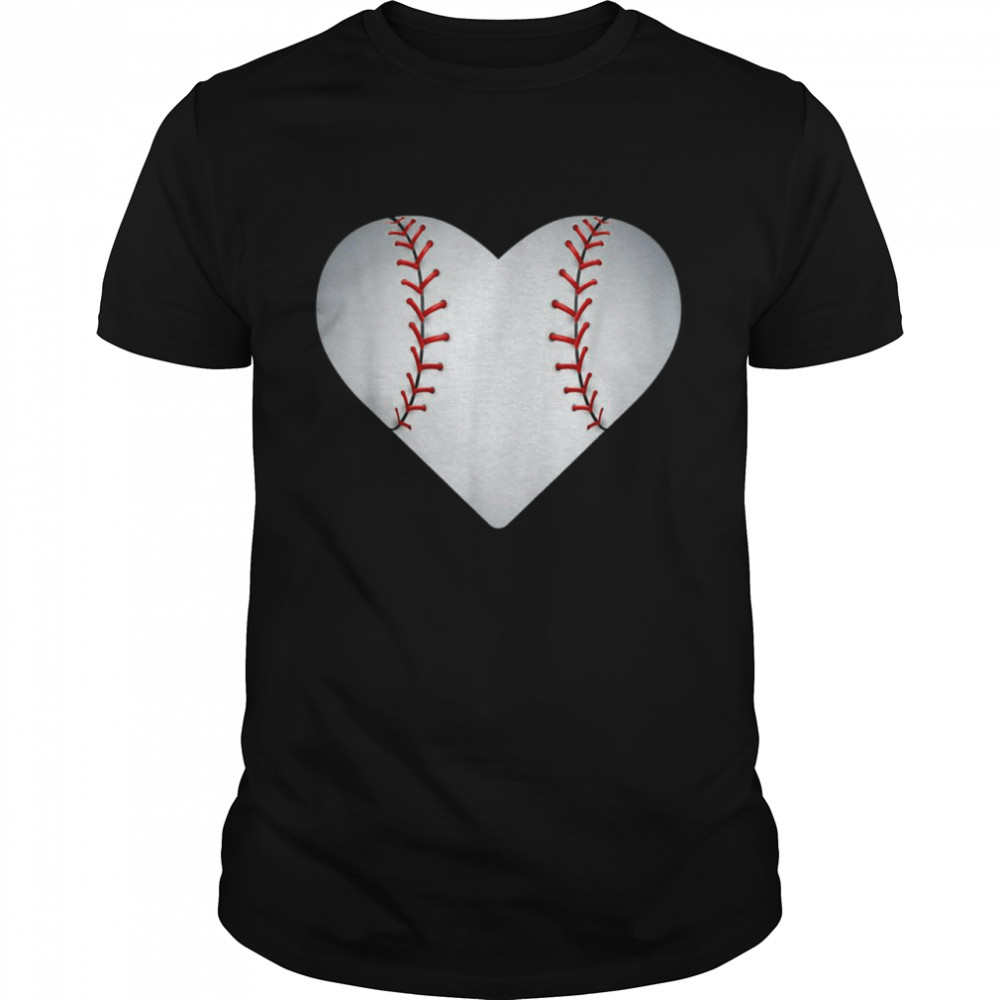 Baseball Softball Heart Classic Men's T-shirt