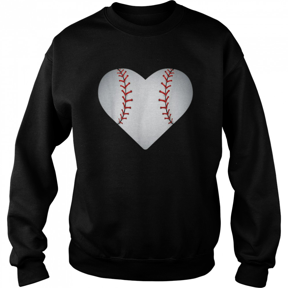 Baseball Softball Heart Unisex Sweatshirt