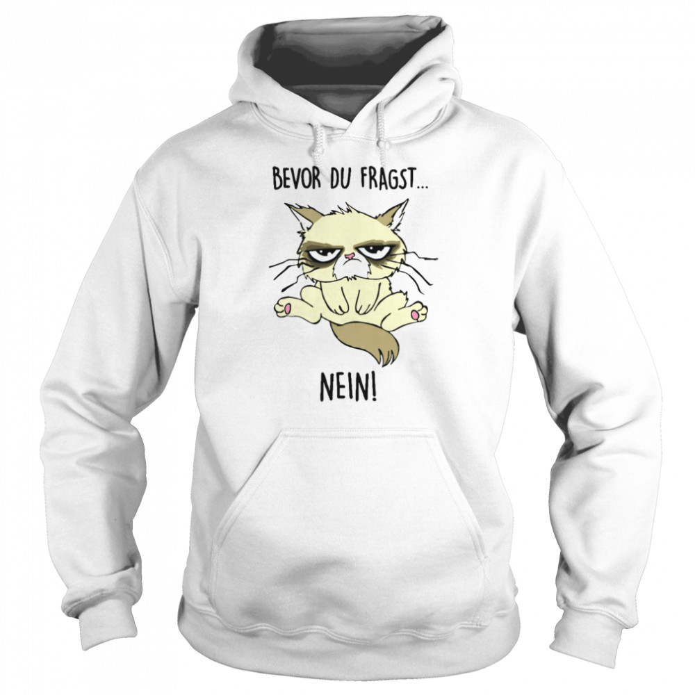 Bevor Du Fragst Nein Unisex Hoodie