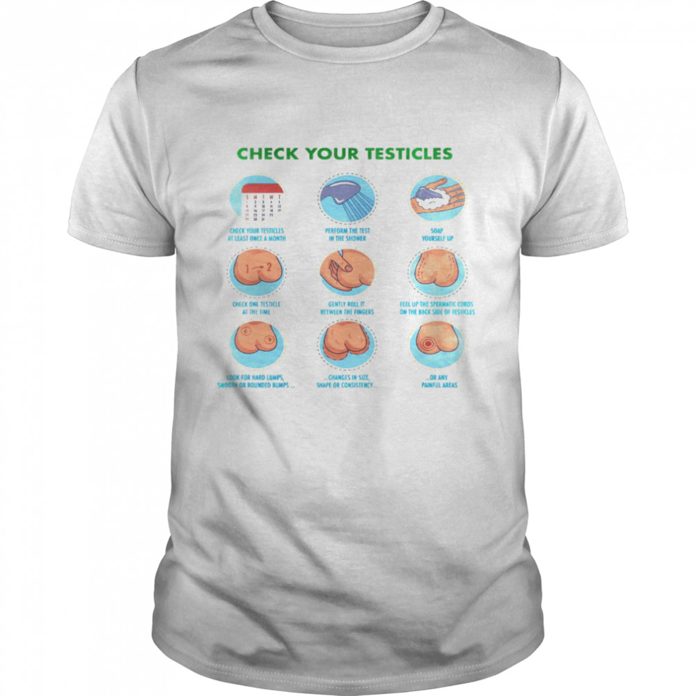 Check your testicles shirt Classic Men's T-shirt