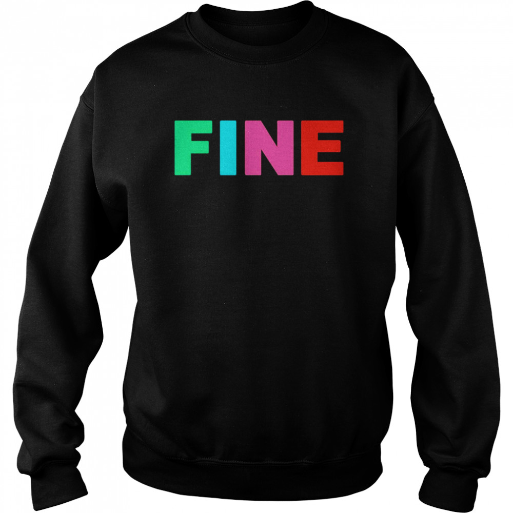 color fine shirt Unisex Sweatshirt