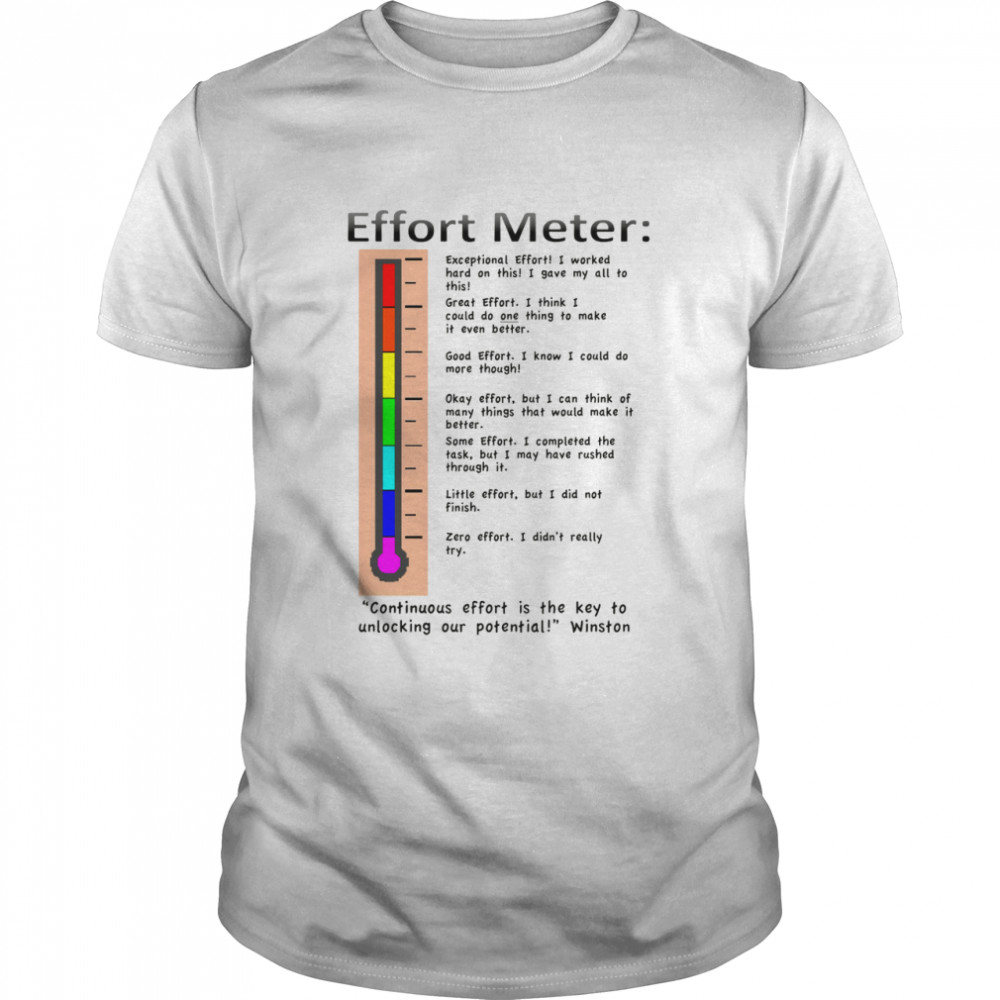 Effort meter shirt Classic Men's T-shirt