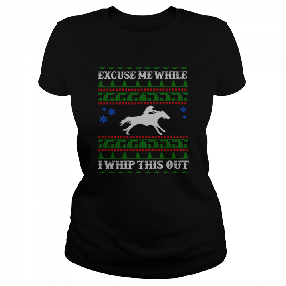 Excuse Me While I Whip This Out Classic Women's T-shirt
