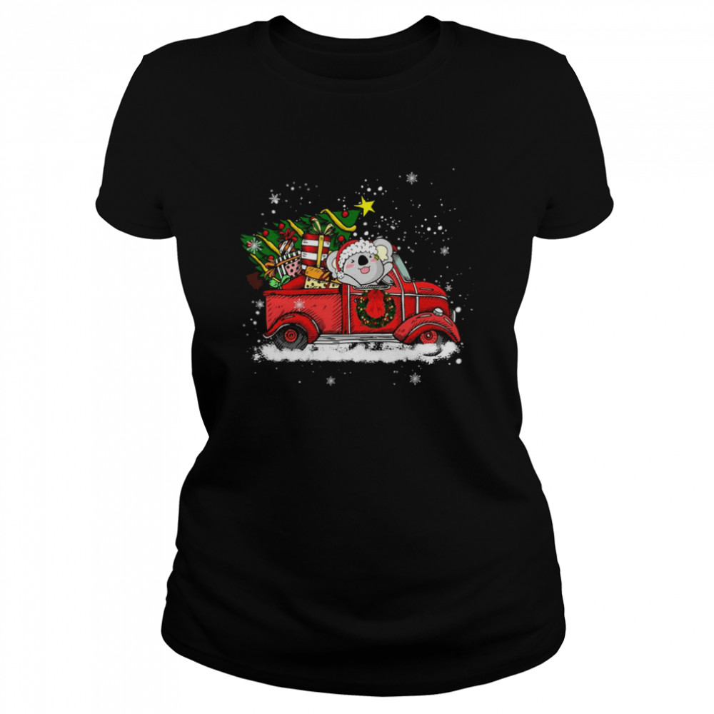 Koala Winter Car Christmas Sweater Classic Women's T-shirt